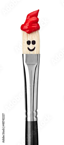 Photo: paint brush art and craft paint brush art and craft