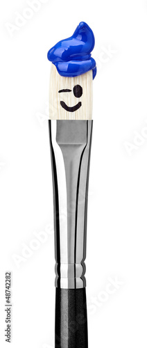 Photo: paint brush art and craft paint brush art and craft