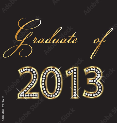 Vector: Graduate of 2013 Graduate of 2013