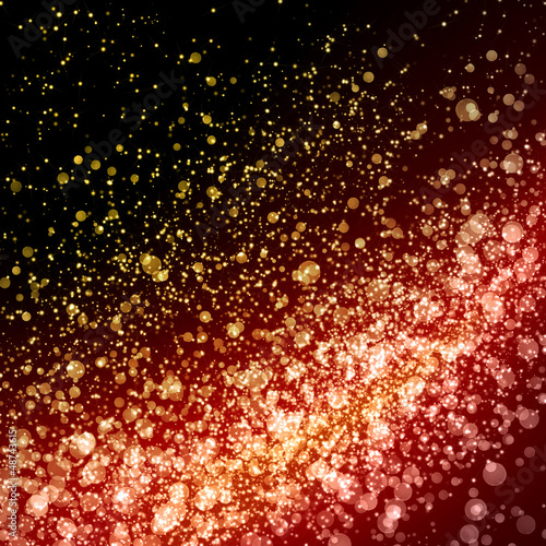 Photo: Red abstract light background Red abstract light background