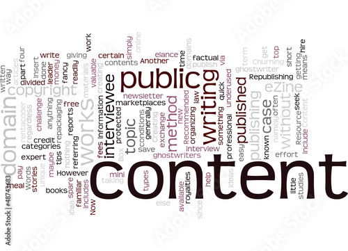 Vector: Churning out eZine Content Concept Churning out eZine Content Concept