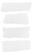 white paper ripped message background