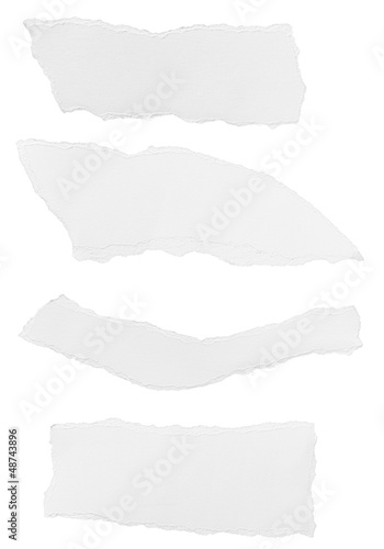 Photo: white paper ripped message background white paper ripped message background