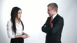 business people discussing a problem