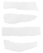 white paper ripped message background