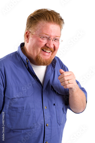 Photo: Man Laughing Man Laughing