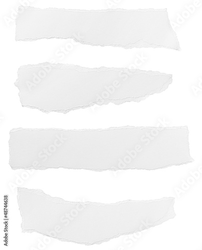 Photo: white paper ripped message background white paper ripped message background