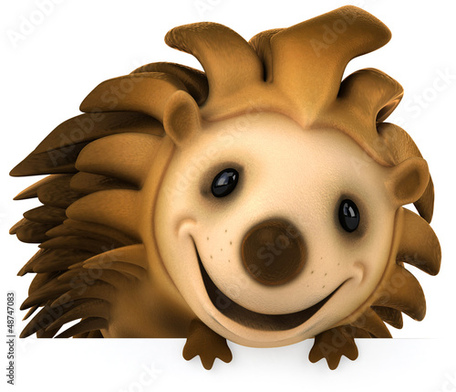 Illustration: Fun hedgehog Fun hedgehog