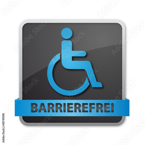 Illustration: Button - barrierfrei Button - barrierfrei