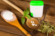Photo: Stevia tabs and powder Stevia tabs and powder