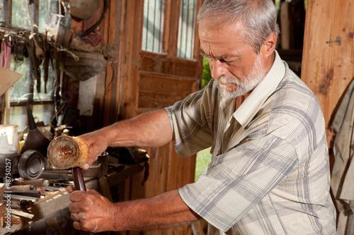Photo: Closeup carpenter Closeup carpenter