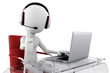 3d man call center ready to help