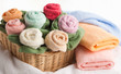 Scene with bath towels