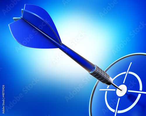 Illustration: erfolg dart erfolg dart