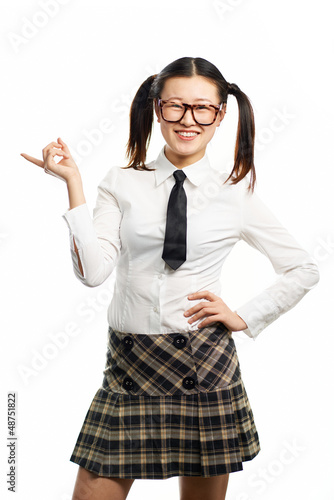 Photo: Girl in uniform Girl in uniform