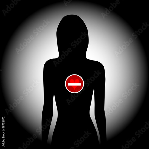 Vector: Woman without love Woman without love