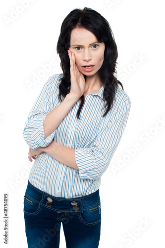 Photo: Amazed young woman Amazed young woman