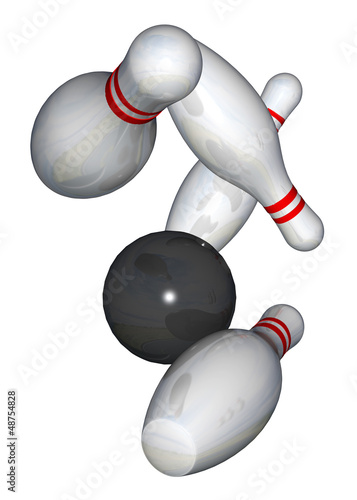 Illustration: BOWLING - 3D BOWLING - 3D