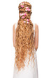 Woman with Curly Long Hair