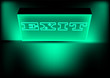 illuminated exit sign