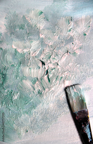 Photo: Oil painting technique Oil painting technique