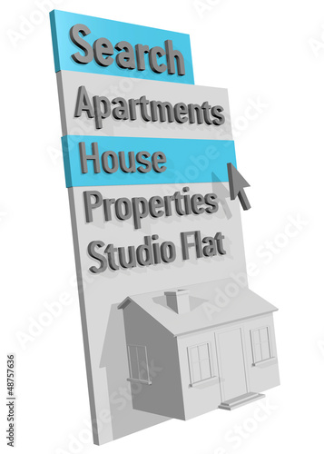 Illustration: MENU SEARCH HOME - 3D MENU SEARCH HOME - 3D