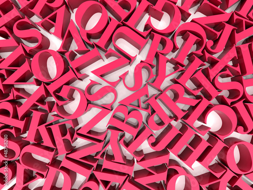 Illustration: Background of alphabets Background of alphabets