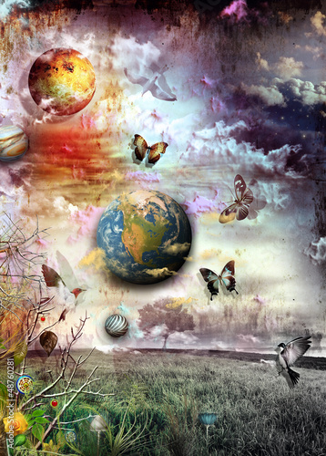 Illustration: Anywhere out of the world series Anywhere out of the world series