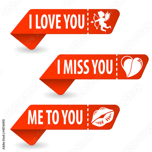 Vector: Collect Valentines Day Signs Collect Valentines Day Signs