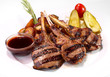 grilled rack of veal