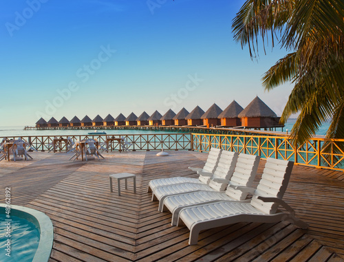 Photo: houses on piles on water houses on piles on water