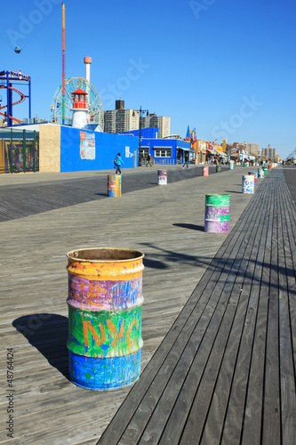 Photo: Coney Island boardwalk Coney Island boardwalk