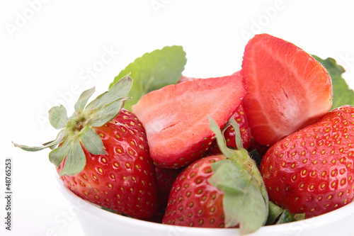 Photo: bowl of strawberry bowl of strawberry
