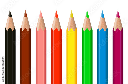 Vector: Stifte, bunt Stifte, bunt