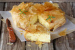 Homemade cheese pie