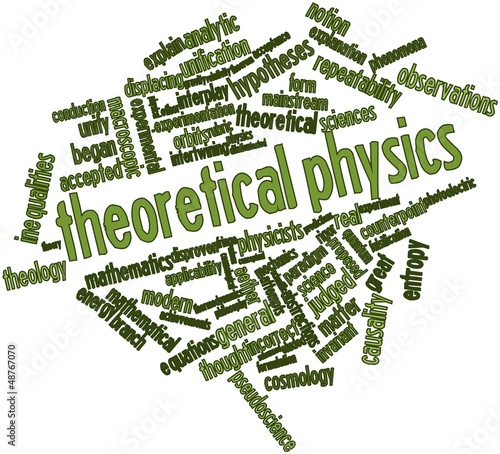 Illustration: Word cloud for Theoretical physics Word cloud for Theoretical physics