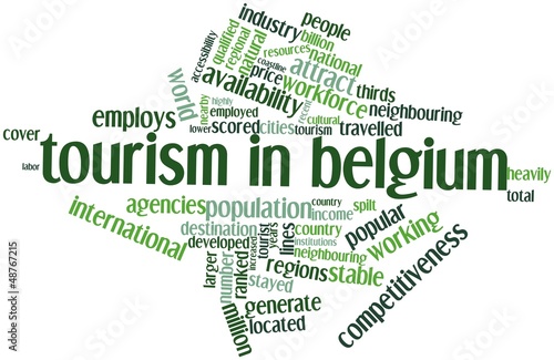 Illustration: Word cloud for Tourism in Belgium Word cloud for Tourism in Belgium