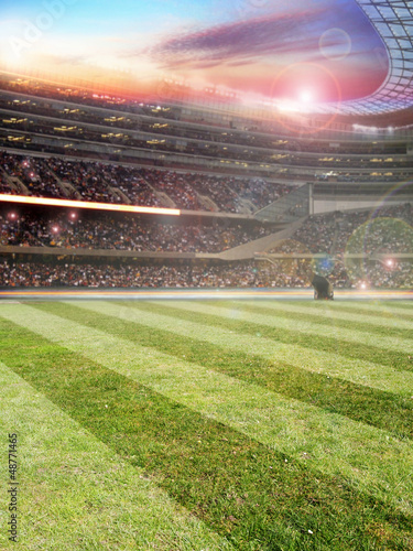 Photo: footbal stadium footbal stadium