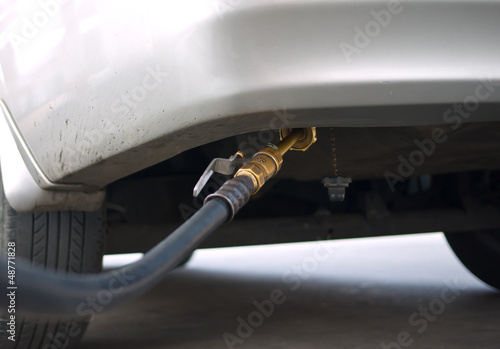 Photo: Car LPG refuel Car LPG refuel