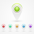 GPS Color Map Icons
