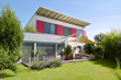 House with beautiful garden