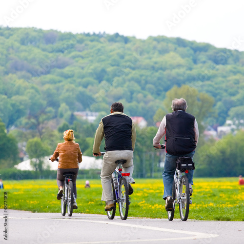 Photo: riding a bicycle riding a bicycle