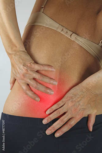 Photo: Area of Intense Pain Area of Intense Pain