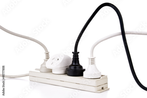 Photo: Power Cords Isolated Power Cords Isolated