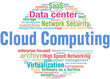Cloud Computing tech word cloud tags