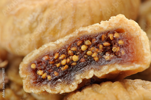 Photo: Dried Figs Close-Up Dried Figs Close-Up