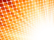 Red yellow rays light 3D mosaic. EPS 8