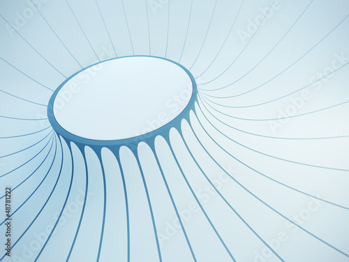 Illustration: futuristic interior space futuristic interior space