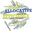 Word cloud for Allocative efficiency