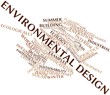 Word cloud for Environmental design